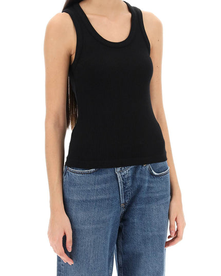 Agolde poppy ribbed tank top