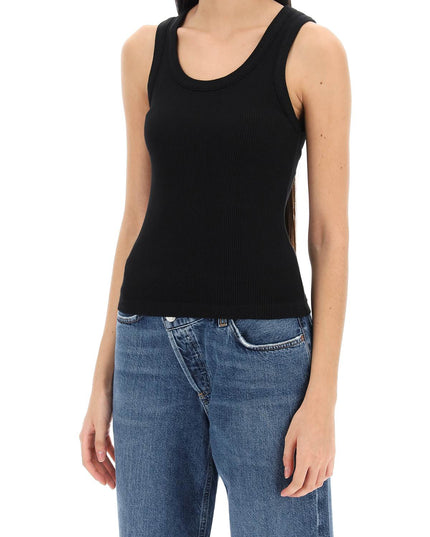 Agolde poppy ribbed tank top