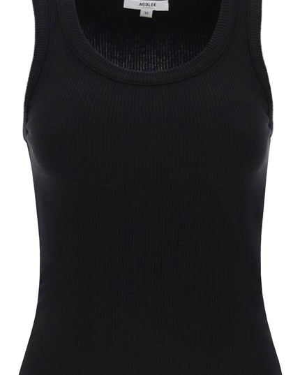 Agolde poppy ribbed tank top