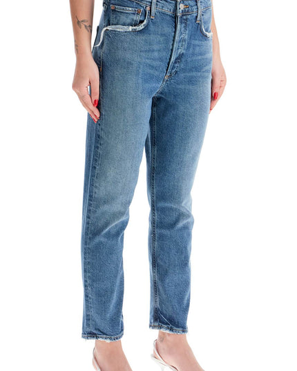 Agolde riley cropped jeans