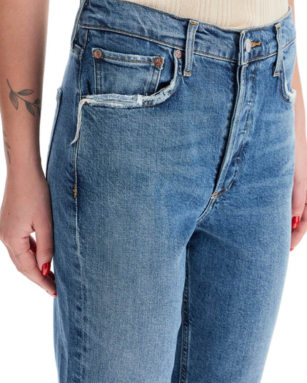 Agolde riley cropped jeans