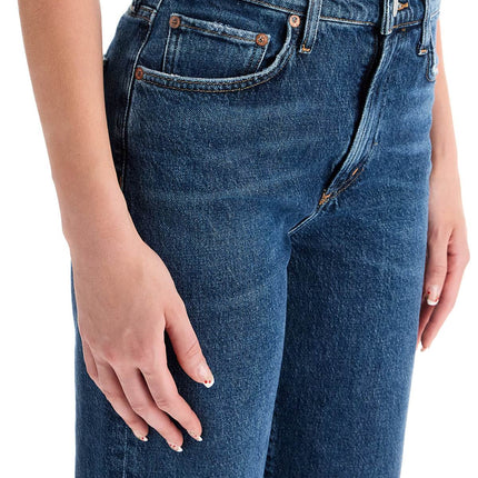 Agolde straight harper jeans for women - Blue