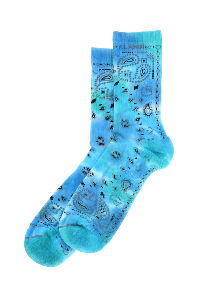 Alanui bandana print socks-women > clothing > beachwear & underwear and nightwear > socks and tights-Alanui-os-Mixed colours-Urbanheer