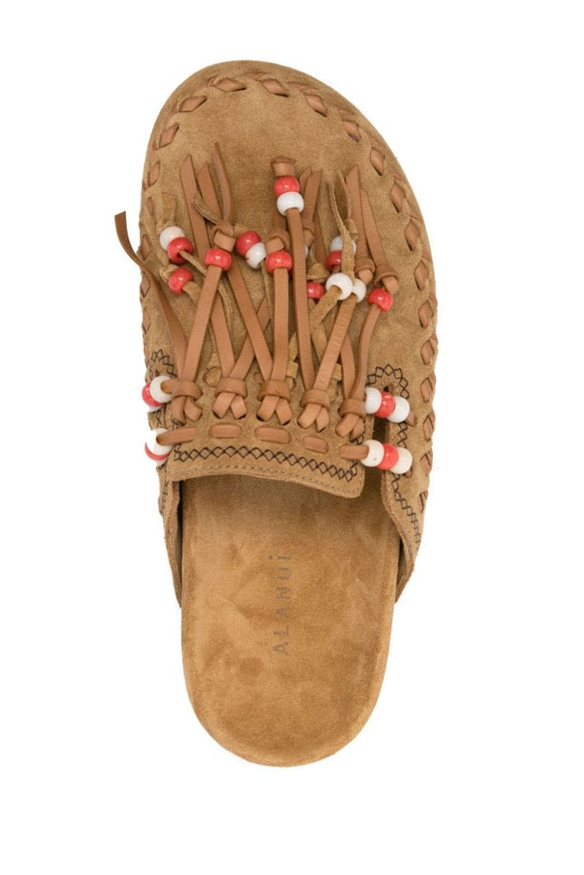 Alanui Sandals Brown-women>shoes>sandals>slippers-Alanui-41-Brown-Urbanheer