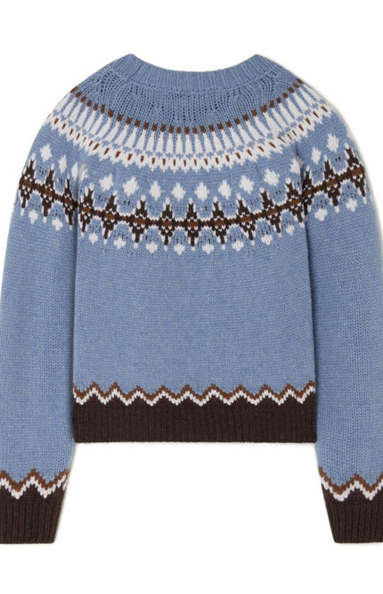 Alanui Sweaters Clear Blue