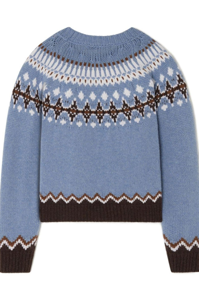 Alanui Sweaters Clear Blue