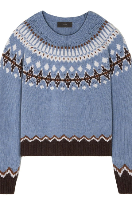 Alanui Sweaters Clear Blue