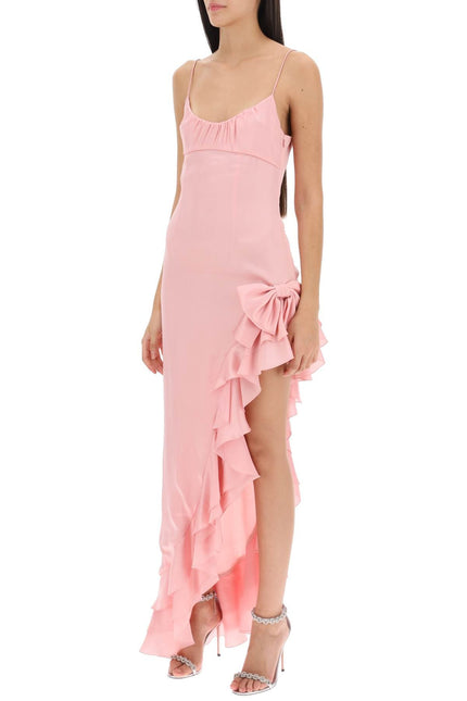 Alessandra rich asymmetrical dress with frills-women > clothing > dresses > maxi-Alessandra Rich-Urbanheer