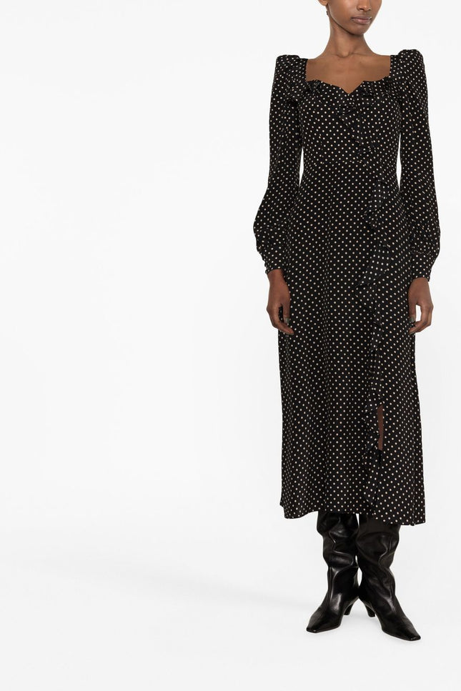 Alessandra Rich Dresses Black-women > clothing > dresses-Alessandra Rich-Urbanheer