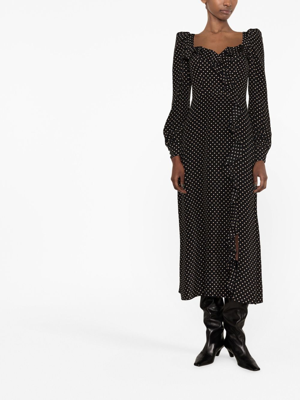 Alessandra Rich Dresses Black-women > clothing > dresses-Alessandra Rich-Urbanheer