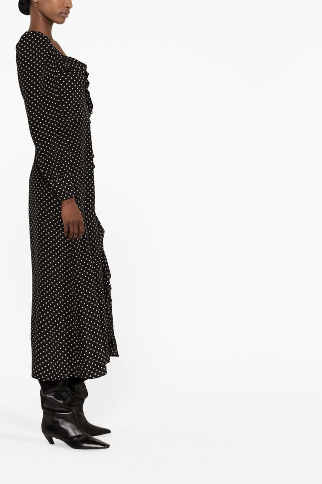 Alessandra Rich Dresses Black-women > clothing > dresses-Alessandra Rich-Urbanheer