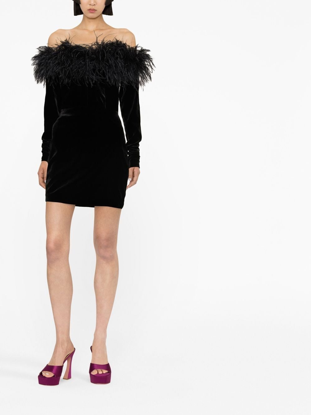 Alessandra Rich Dresses Black-women > clothing > dresses-Alessandra Rich-Urbanheer
