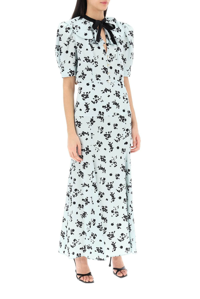 Alessandra rich floral long dress-women > clothing > dresses > maxi-Alessandra Rich-44-Light blue-Urbanheer