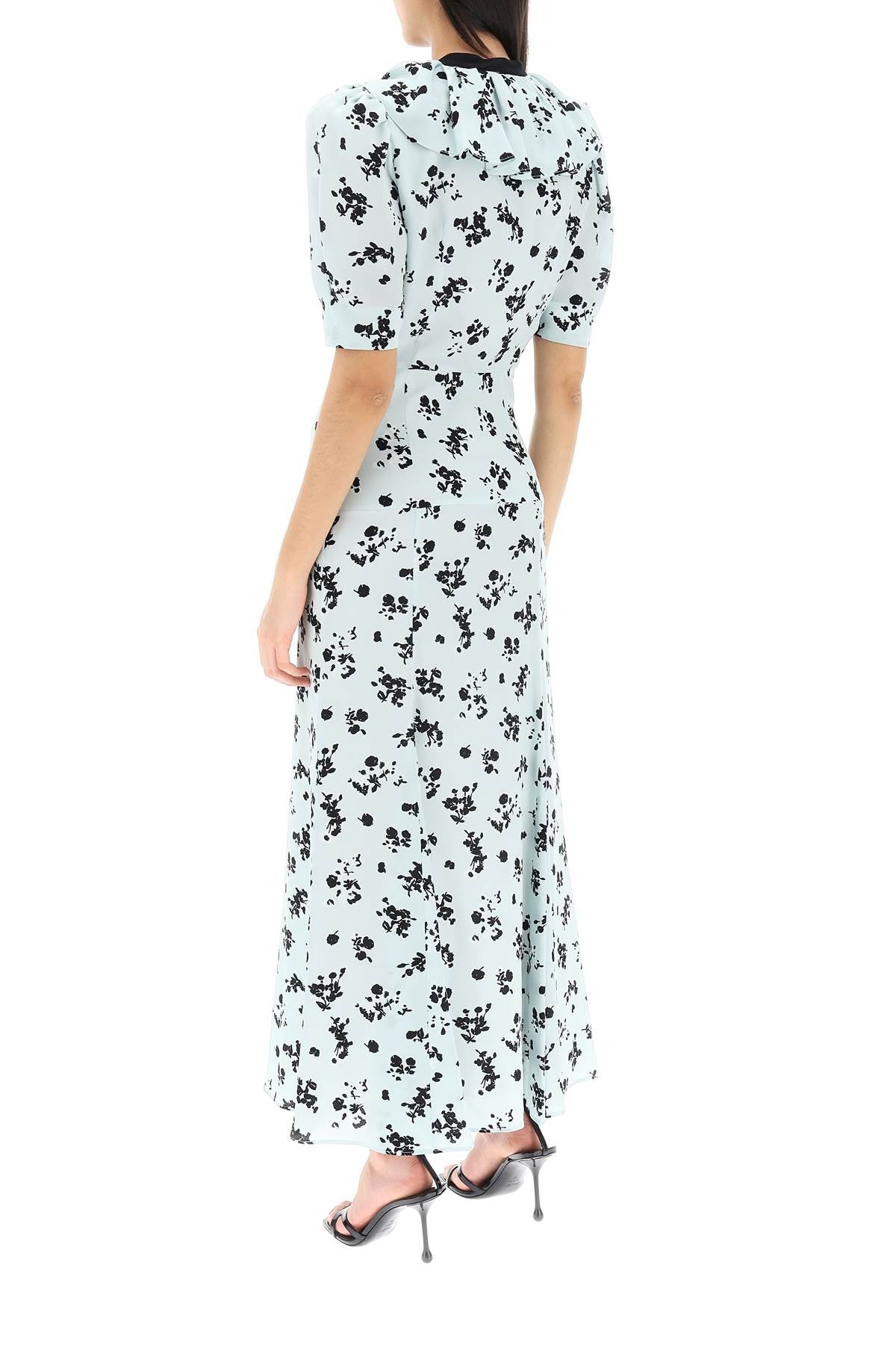 Alessandra rich floral long dress-women > clothing > dresses > maxi-Alessandra Rich-44-Light blue-Urbanheer