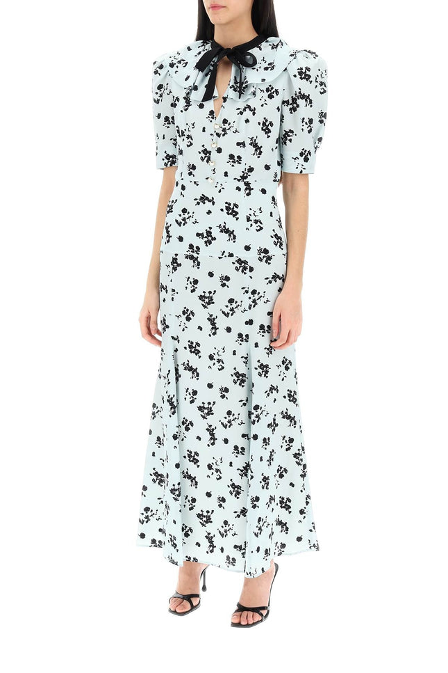 Alessandra rich floral long dress-women > clothing > dresses > maxi-Alessandra Rich-44-Light blue-Urbanheer