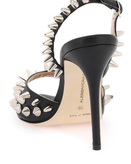 Alessandra rich sandals with spikes-women > shoes > sandals-Alessandra Rich-36-Black-Urbanheer