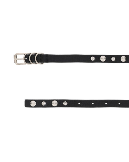 Alessandra rich spikes belt-women > accessories > beltss-Alessandra Rich-75-Black-Urbanheer