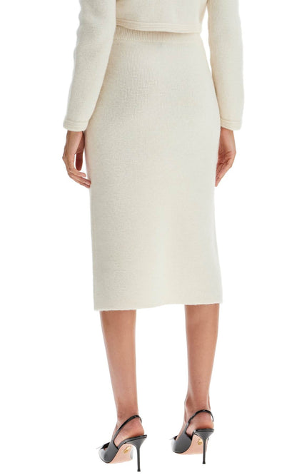 Alessandra Rich 'alpaca midi skirt