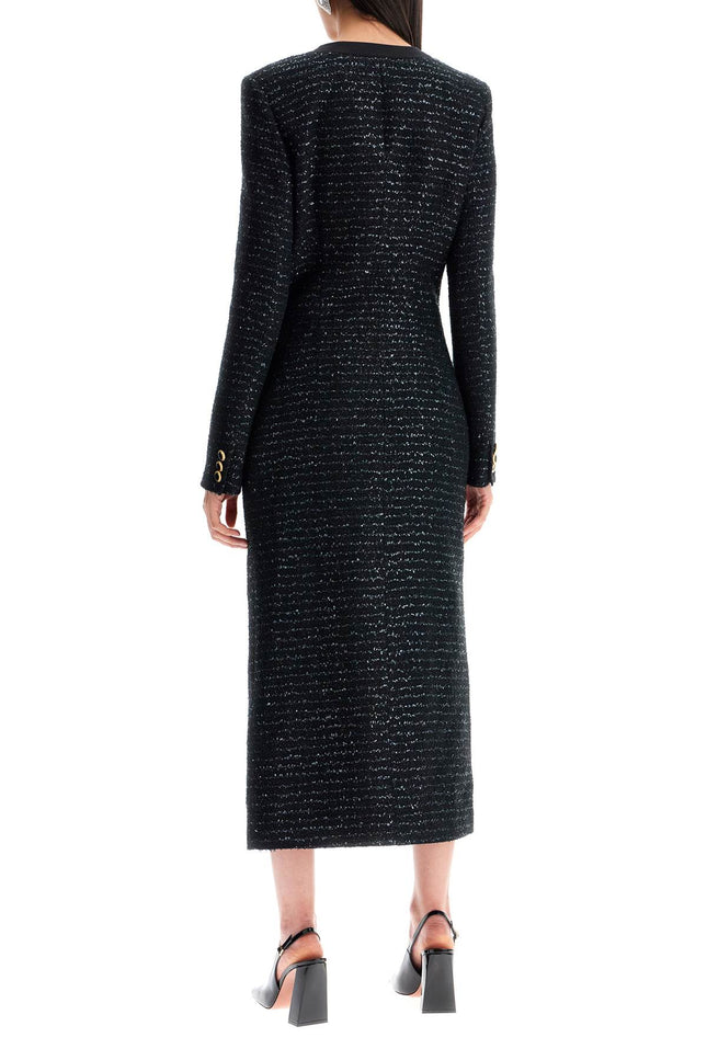 Alessandra Rich midi tweed dress with sequins