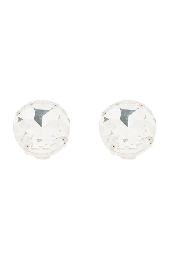 Alessandra rich crystal clip-on earrings in italian style-women > accessories > jewellery > earrings-Alessandra Rich-os-Silver-Urbanheer