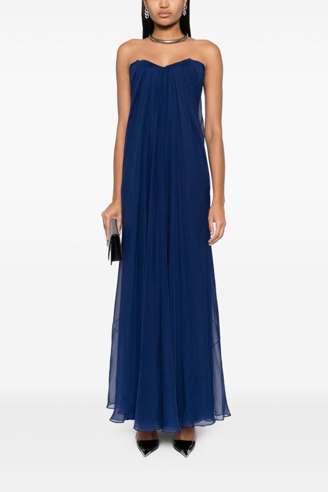 Alexander McQueen Dresses Blue