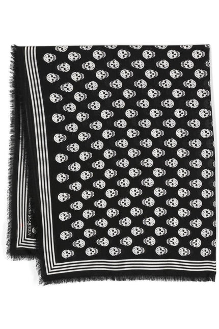 Alexander McQueen Scarfs Black