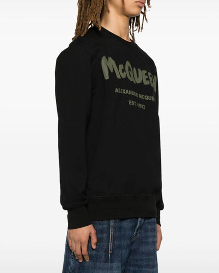 Alexander McQueen Sweaters Black