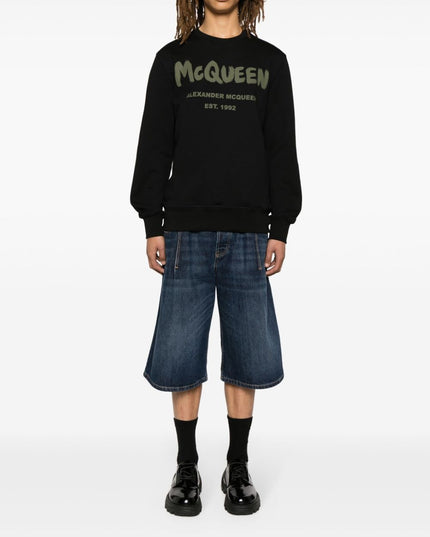 Alexander McQueen Sweaters Black