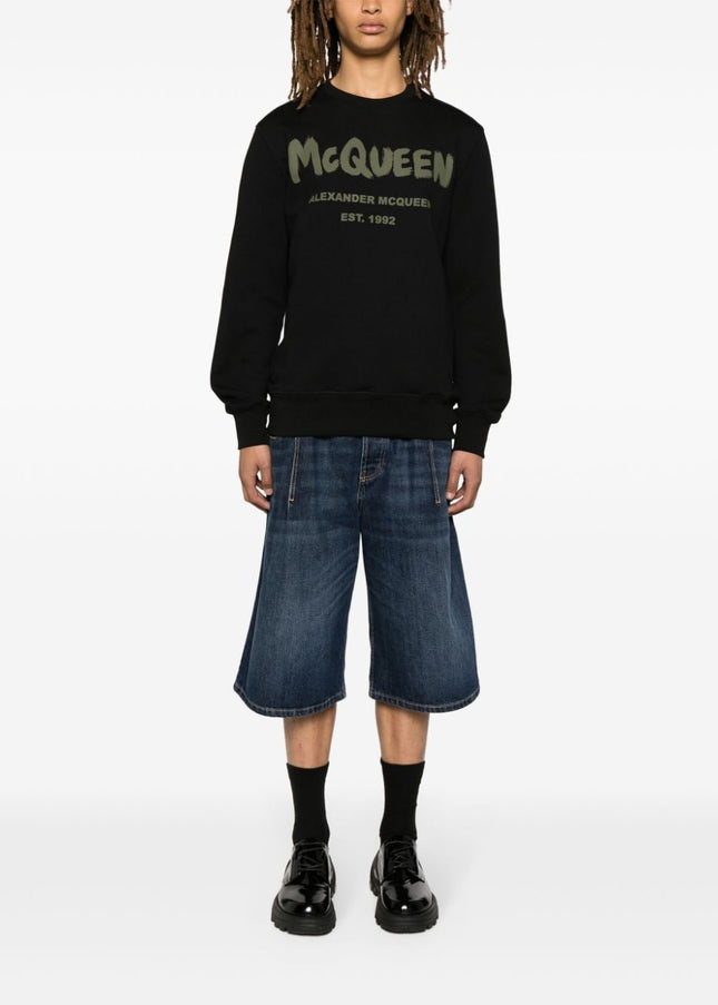 Alexander McQueen Sweaters Black