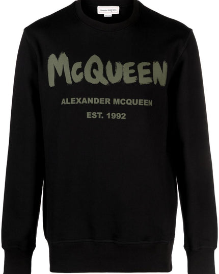 Alexander McQueen Sweaters Black