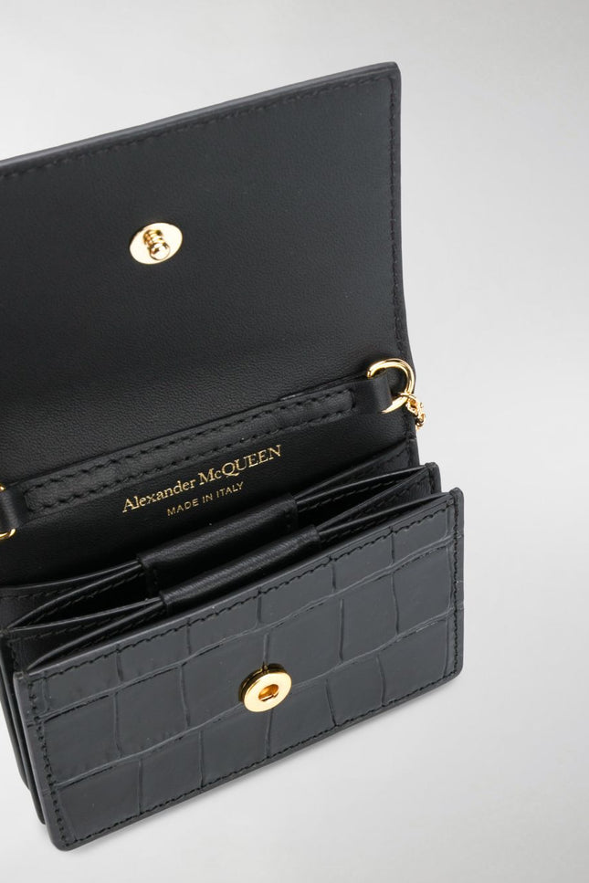 Alexander McQueen Wallets Black