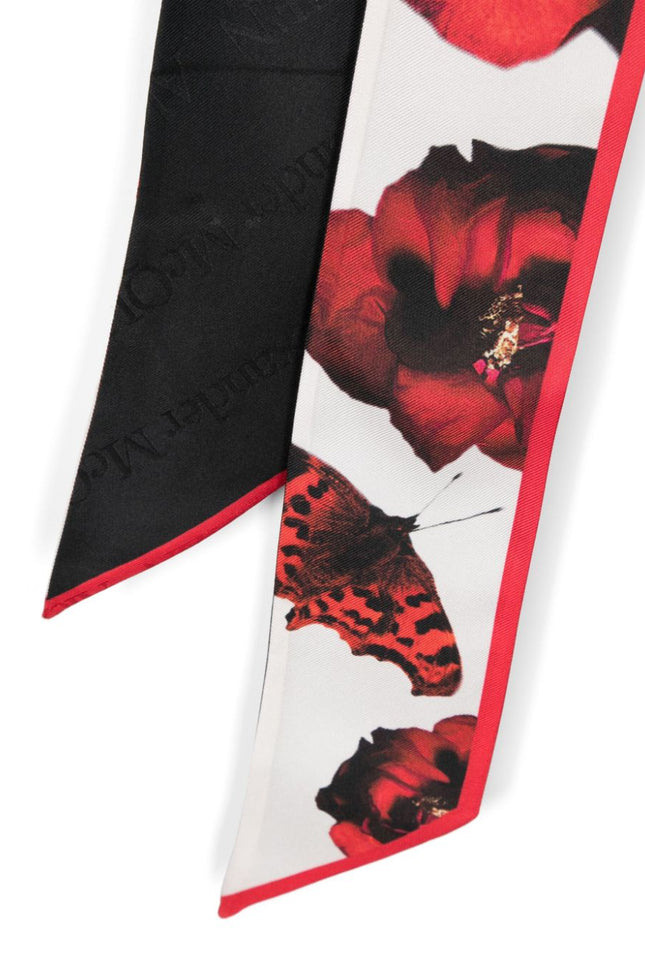 Alexander Mcqueen Scarfs Black