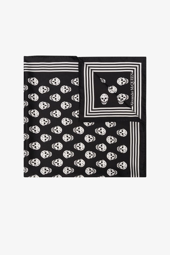 Alexander Mcqueen Scarfs Black-women > accessories > scarves hats & gloves-Alexander Mcqueen-UNI-Black-Urbanheer