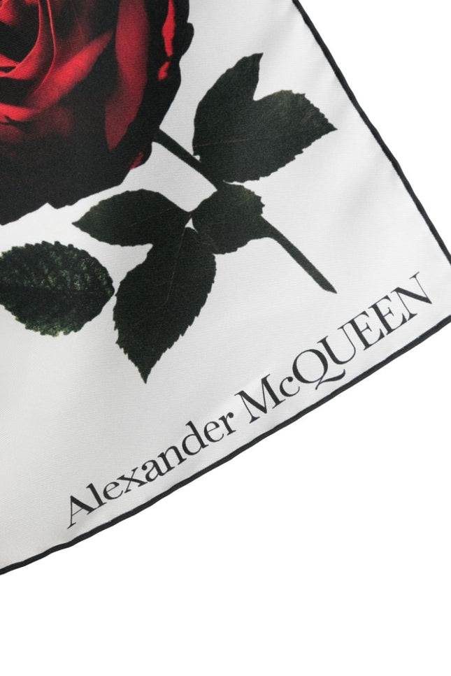 Alexander Mcqueen Scarfs White