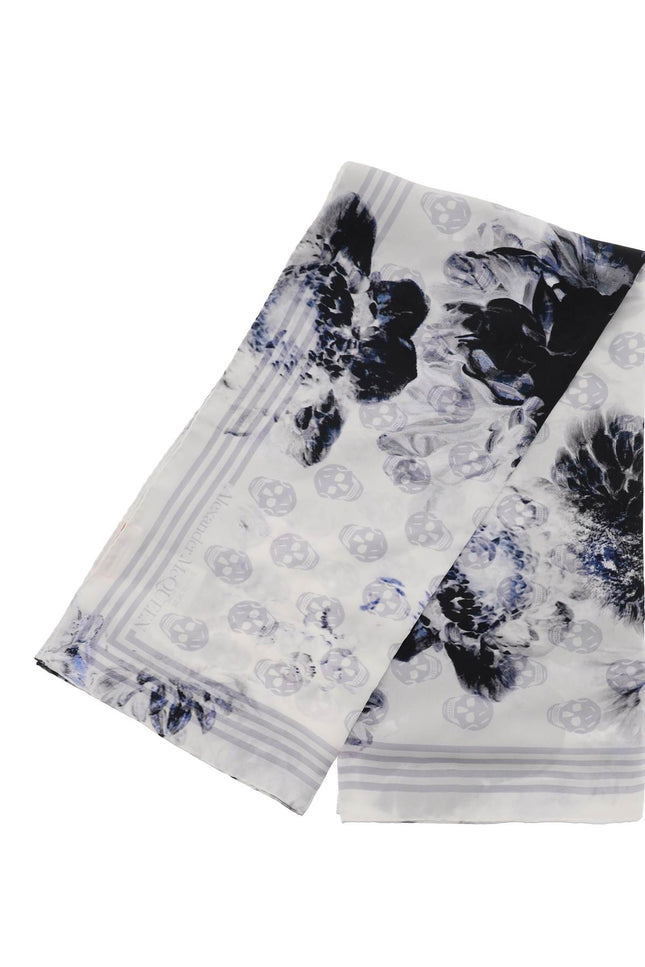 Alexander mcqueen silk biker scarf-women > accessories > scarves and gloves > scarves-Alexander Mcqueen-os-Mixed colours-Urbanheer