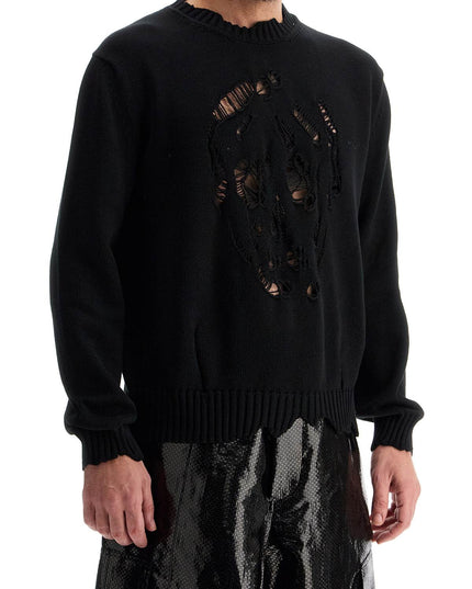 Alexander Mcqueen 'distressed skull print pul