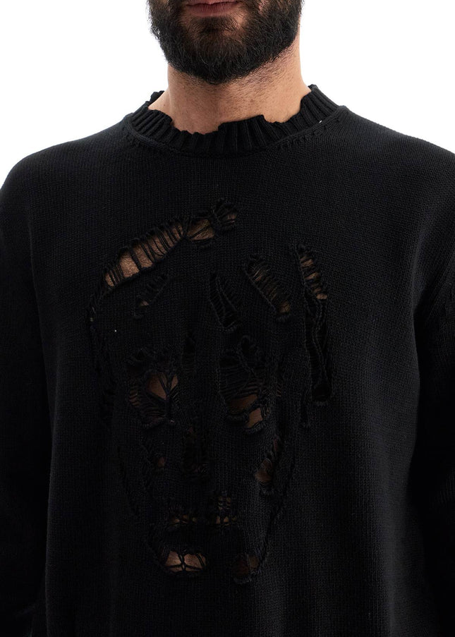 Alexander Mcqueen 'distressed skull print pul