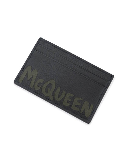 Alexander Mcqueen graffiti cardholder