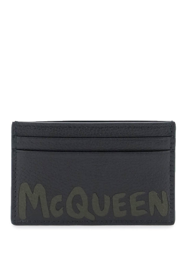 Alexander Mcqueen graffiti cardholder