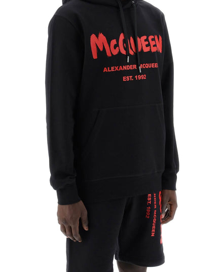 Alexander Mcqueen graffiti hoodie