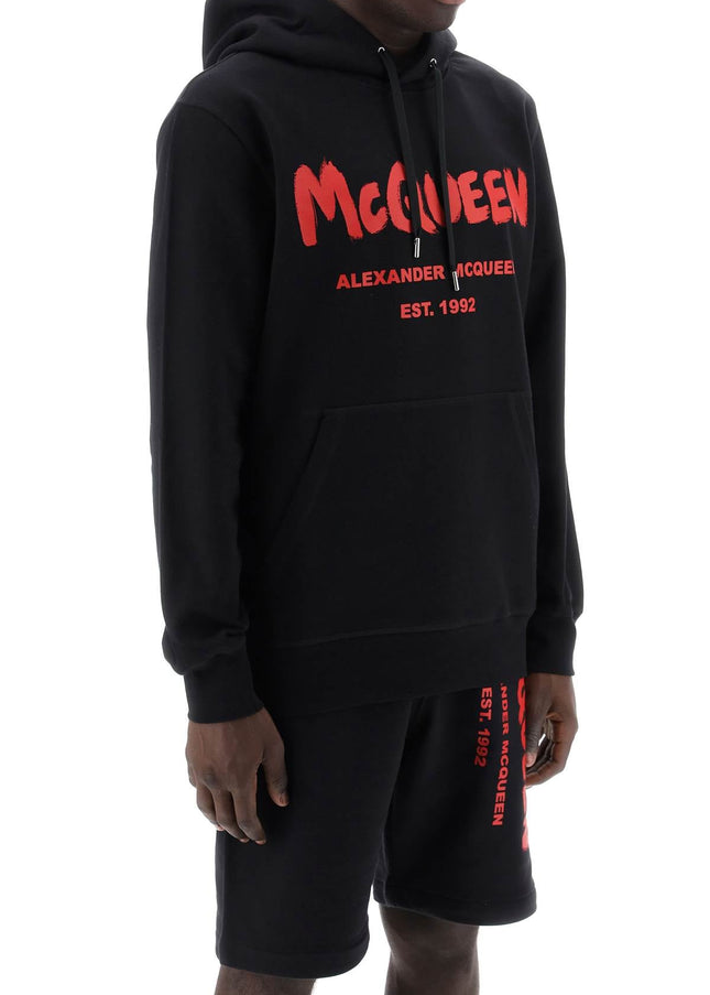 Alexander Mcqueen graffiti hoodie