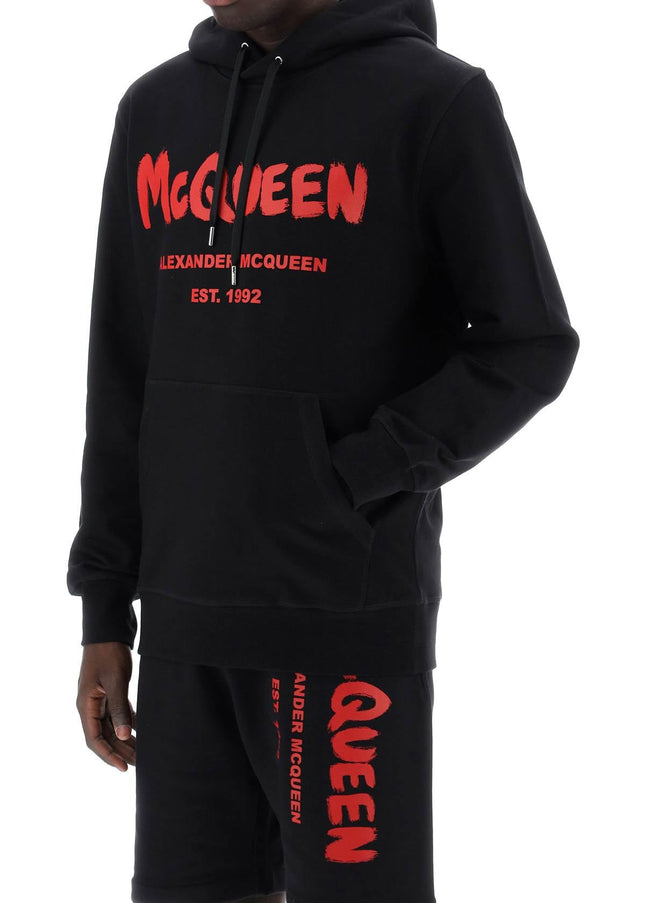 Alexander Mcqueen graffiti hoodie