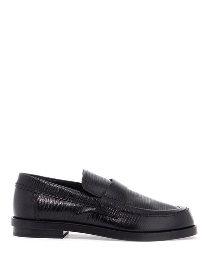 Alexander Mcqueen leather jupiter loafers for