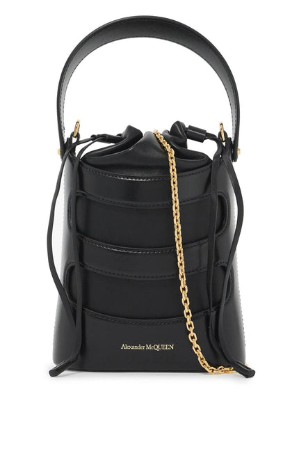 Alexander Mcqueen mini bucket bag by the rise