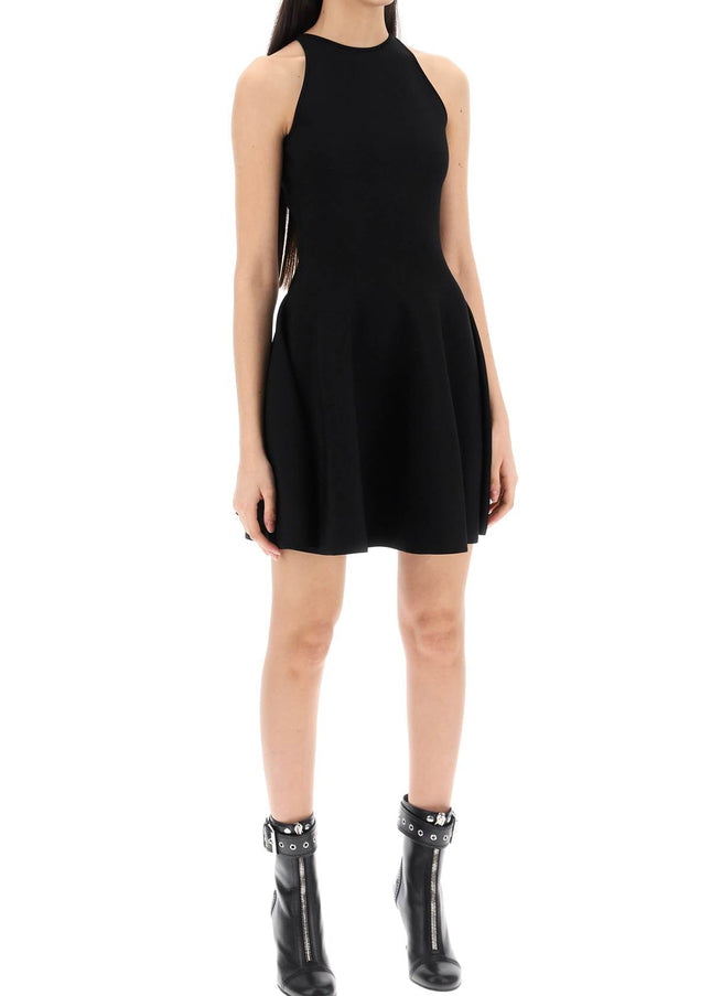 Alexander Mcqueen "mini knitted skater dress