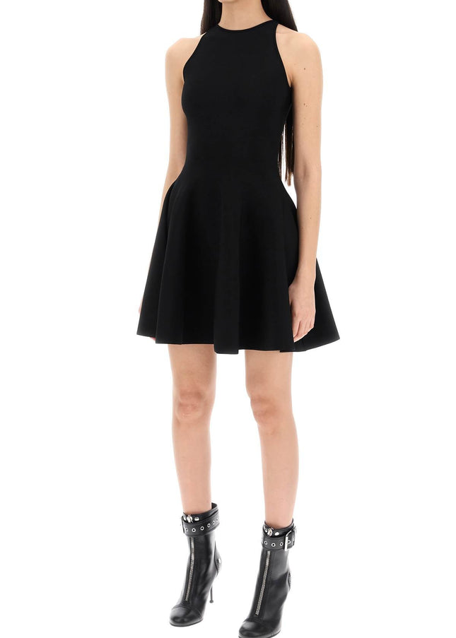 Alexander Mcqueen "mini knitted skater dress