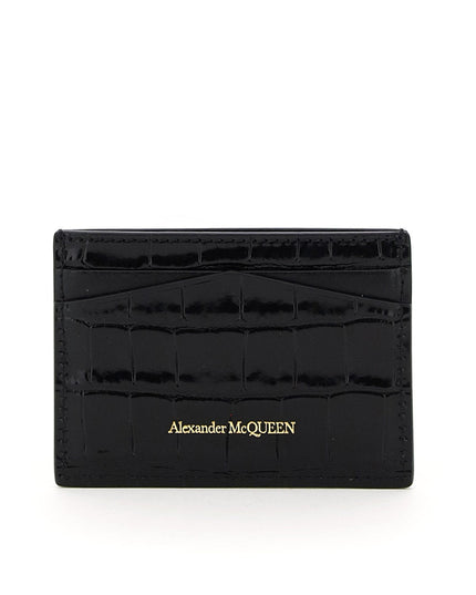 Alexander Mcqueen skull card holder