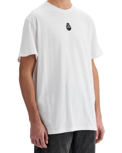 Alexander Mcqueen skull embroidered t-shirt