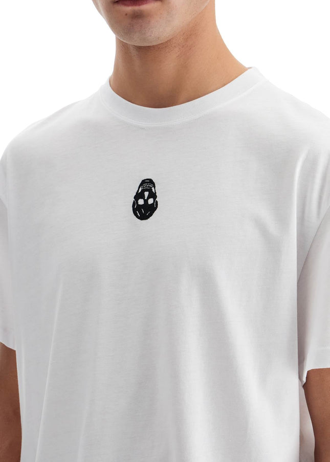 Alexander Mcqueen skull embroidered t-shirt