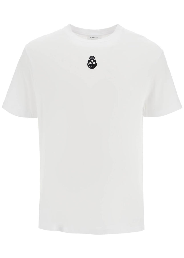 Alexander Mcqueen skull embroidered t-shirt